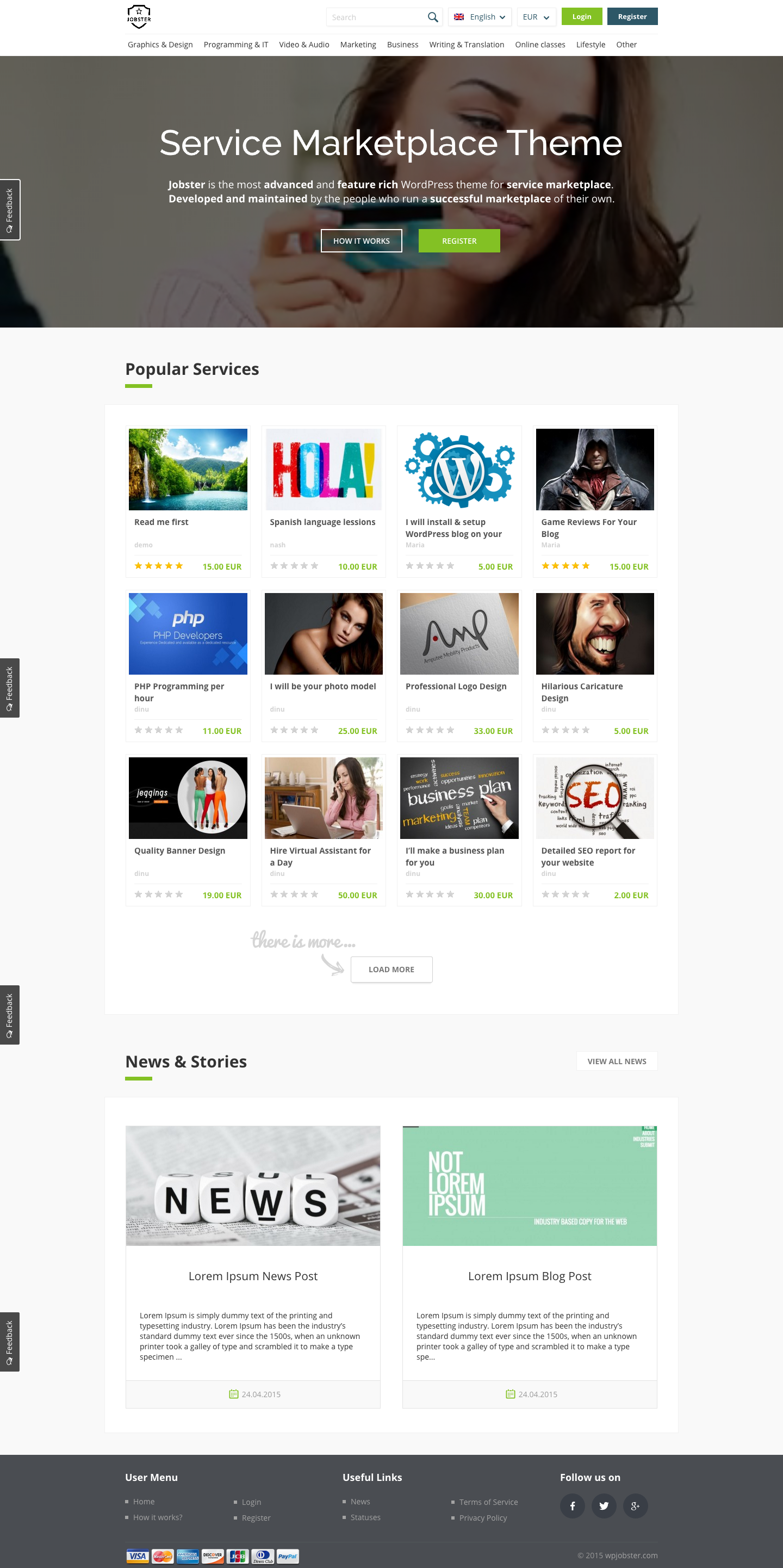 Home Page Jobster Wordpress Theme Home Page Jobster Wordpress Theme